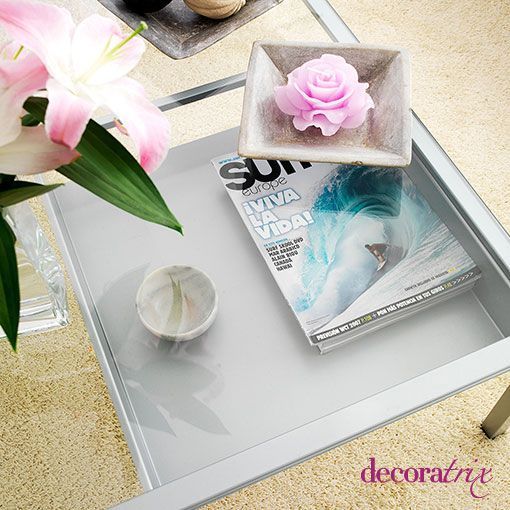 decorar-la-mesa-de-centro. Decoratrix