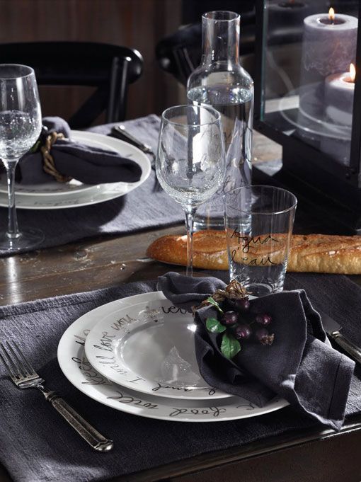 Mesa puesta en Nochevieja