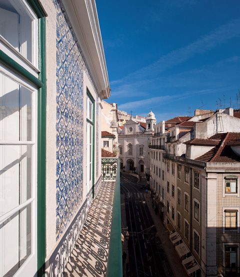 casa rehabilitada en Lisboa fachada