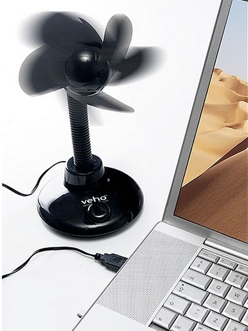 Ventilador conectado al ordenador