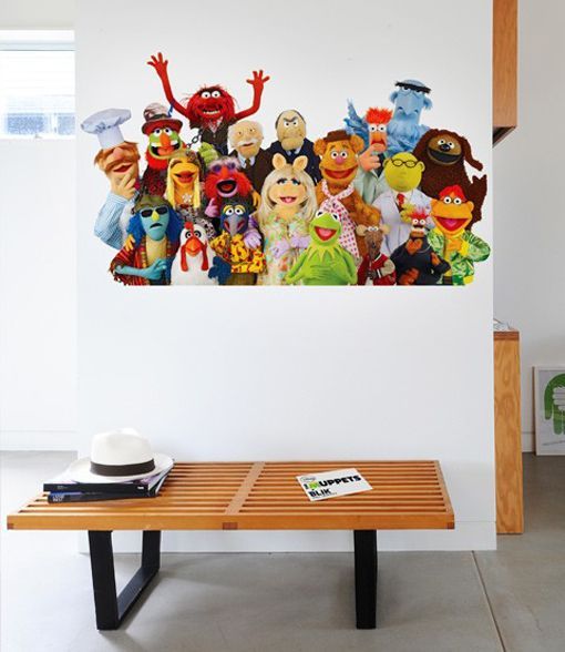 vinilos infantiles con los teleñecos