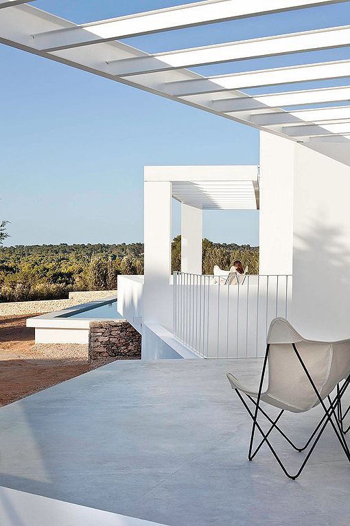 Casa payesa en Formentera, piscina