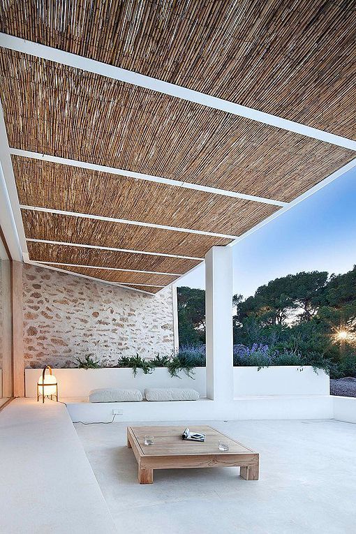 Casa payesa en Formentera, porche