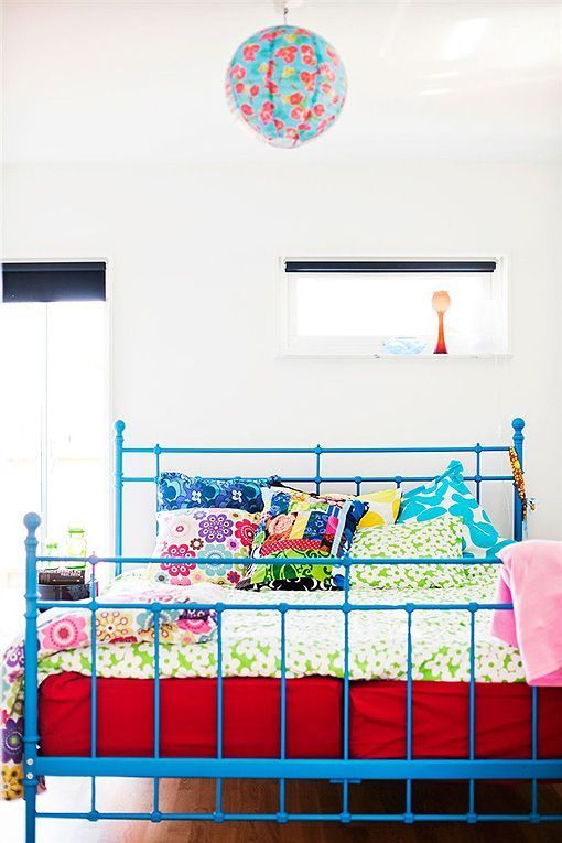 Decoración nórdica con mucho color