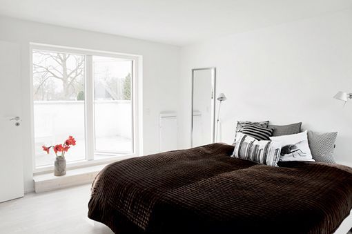 Dormitorio de una casa moderna