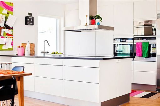 Decoración nórdica con mucho color