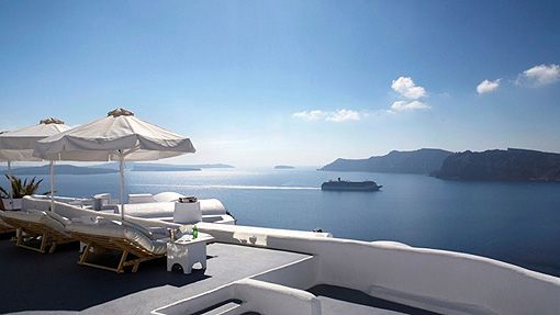 Katikies Hotels, en Oia, Santorini, Grecia