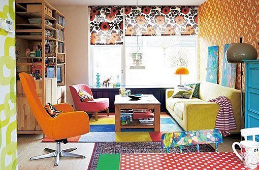 Una casa llena de color