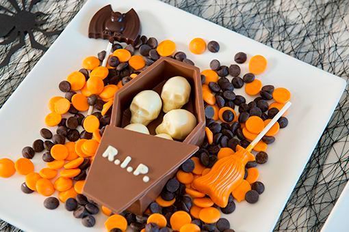 Cena de Halloween con chocolate