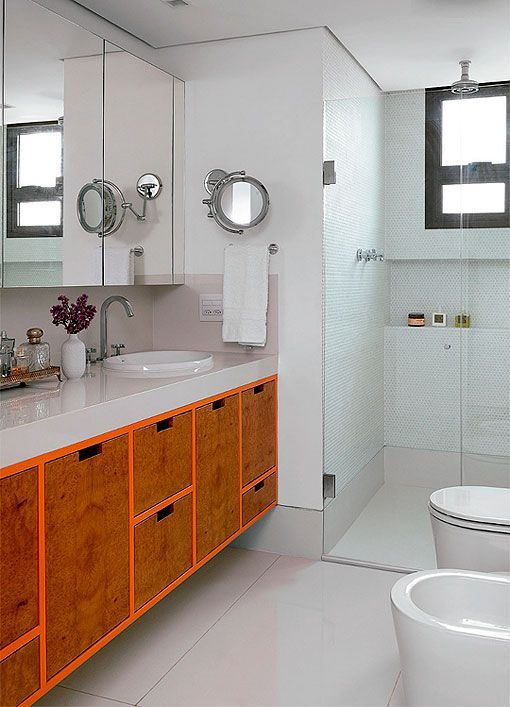 Mueble de lavabo de madera