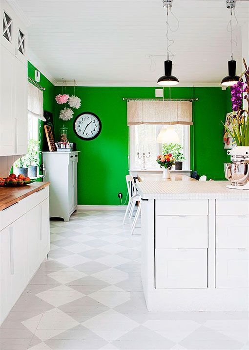 Muebles alrededor de una isla