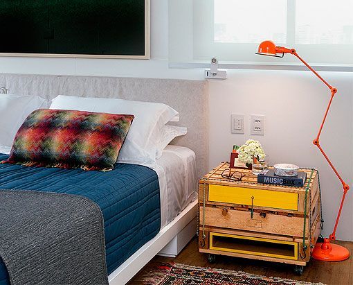 Decorar el dormitorio con muebles reciclados