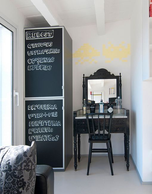 Apartamento de 42 metros cuadrados: rincón de estudio