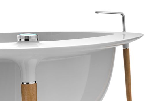 Griferia de Grohe de la serie de sanitarios del futuro Modern Nomads de Corian