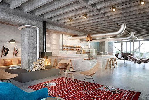 Espacios públicos del hotel en Berlín