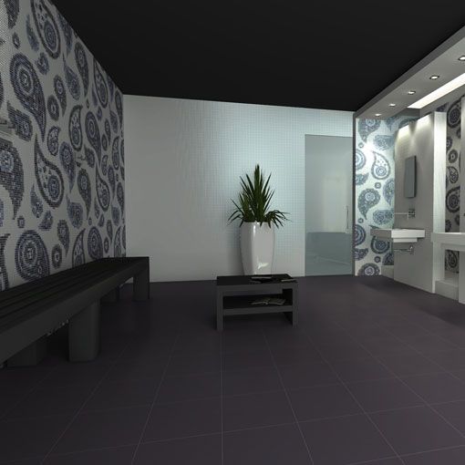 Azulejos con formas abstractas