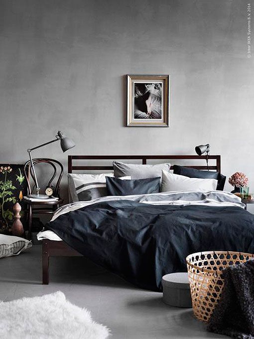 Último Patológico Acusador Dormitorios decorados en gris: ambientes cálidos y elegantes