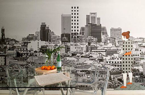 Apartamentos de diseño nórdico: paredes decoradas 