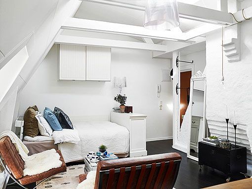 Decorar un ático pequeño: el dormitorio