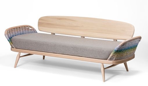 Feria de Milán: banco de madera reciclada