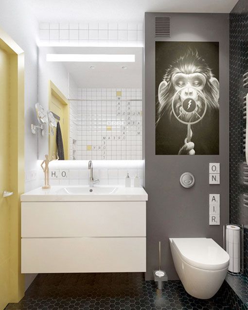 apartamento de 45 metros cuadrados, zona de lavabo