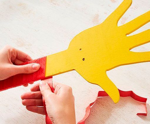 aplaudidores de madera con mangos forrados