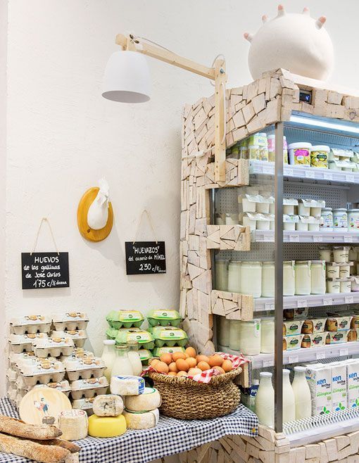 Colmado huevos y lácteos