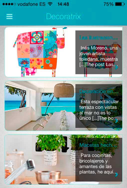 Nueva app de decoración: Decoratrix
