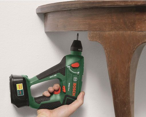 de mesa vieja a consola vintage, atornillar a la pared