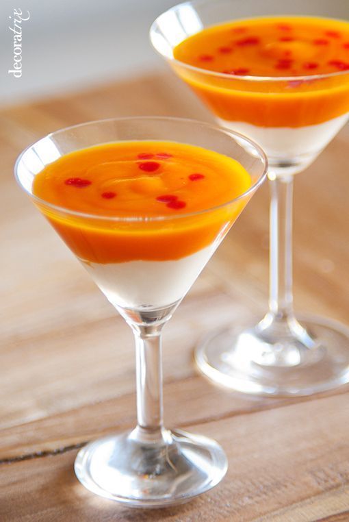 tapas de verano: postre de crema de zanahoria con yogur griego