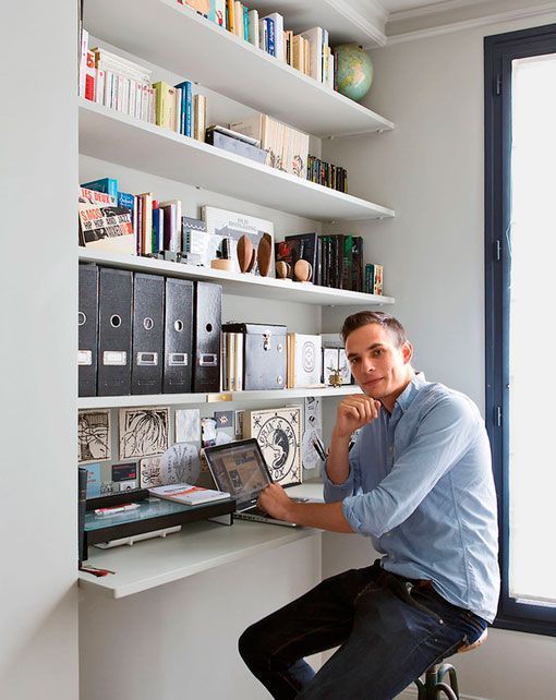 apartamento de 25 metros, Robin en la zona de estar