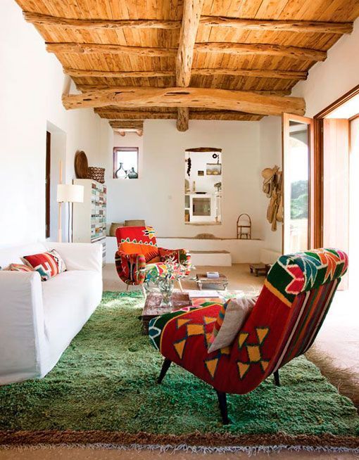 Casa de Nani Marquina, vista del salón