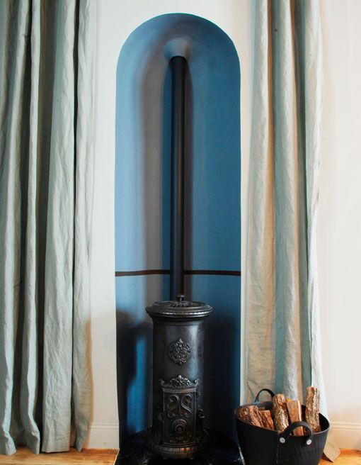 apartamento de 25 metros, estufa Godin