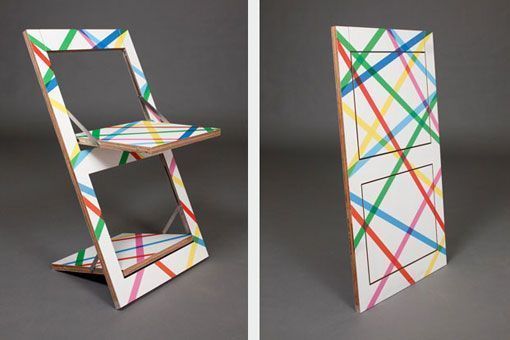 Sillas plegables de colores