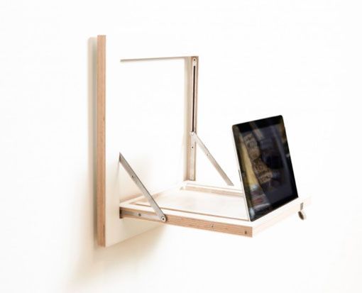 Estantería minimalista para tabletas