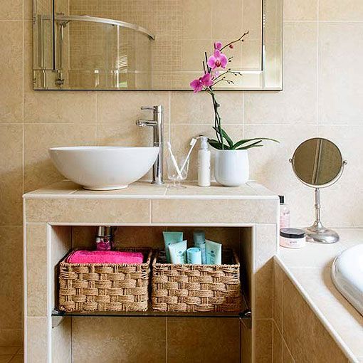 Cómo decorar baños completos  Cuartos de baños pequeños, Baños pequeños,  Baños de estilo rústico