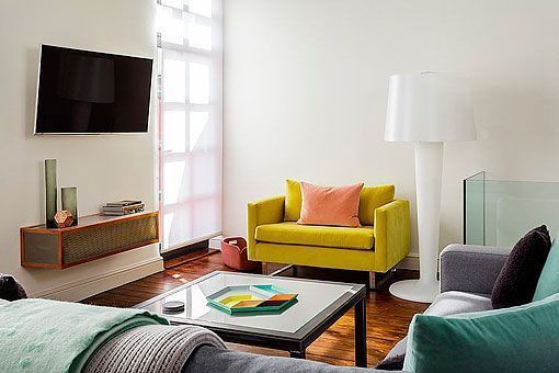 Salón de un loft moderno