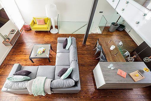 Loft moderno en una antigua fábrica de Londres