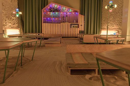 Ojalá, un restaurante en Madrid con playa