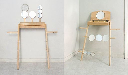 Studiola, un tocador para ver todas las partes del cuerpo