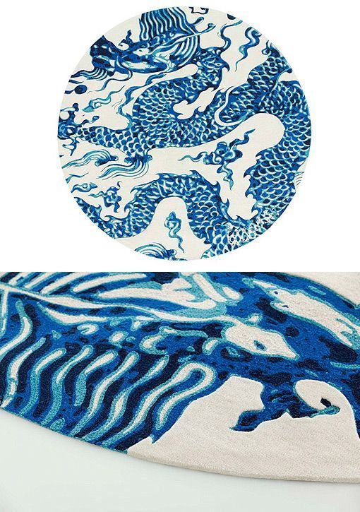 Alfombras de lana modernas: Blue China de GAN by Gandía Blasco