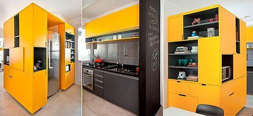 Reforma integral de un piso: cocina para separar ambientes