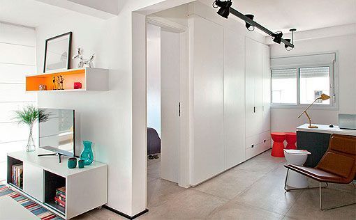 Reforma integral de un piso: zona de estudio