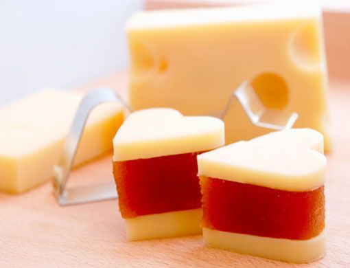 Carne de membrillo con queso, un bocado exquisito