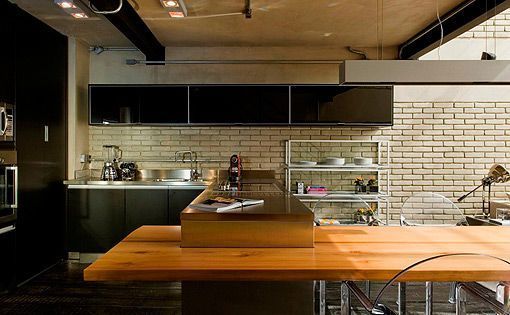 Loft industrial: cocina