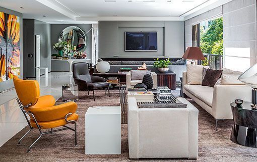 Decorar un salón con varios ambientes: estar y zona de tv