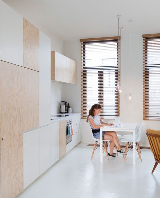 Apartamento de 40 metros, zona de cocina y comedor