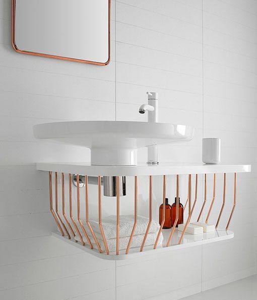 Bowl lavabo sobre encimera