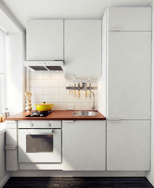 Piso de 45 metros con cocina abierta al salón