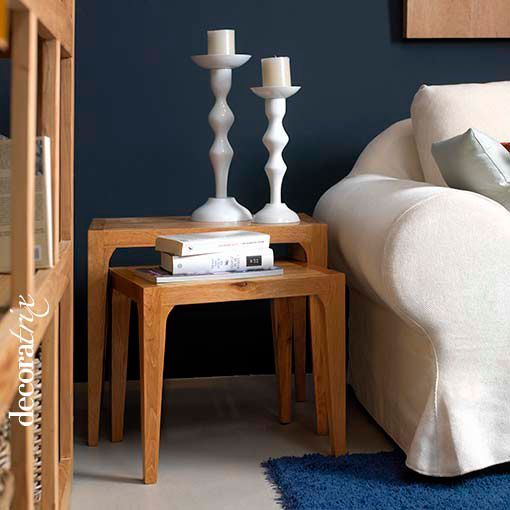 Elegir los muebles del salón: mesas nido